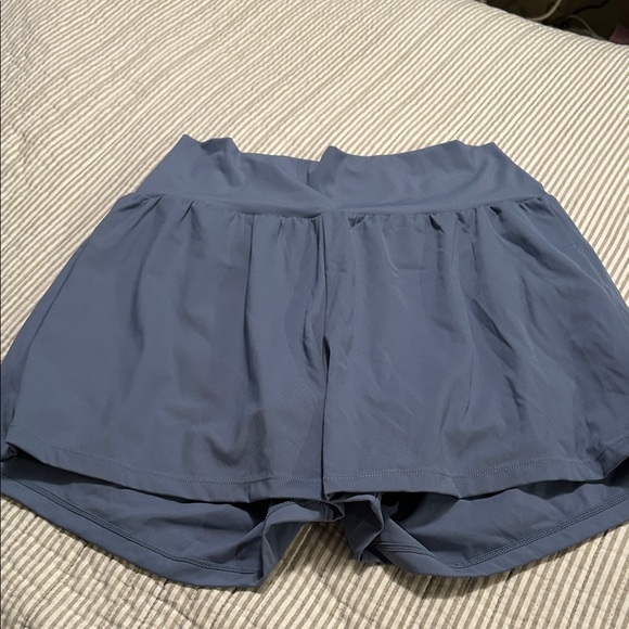 HALARA Pants - HALARA Slate Blue Double-Layer Athletic Skort